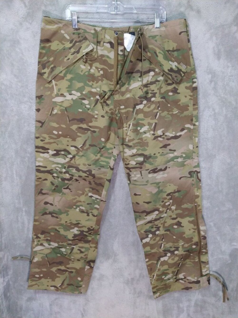 Tru Spec H2O Proof ECWCS Rain Pant Mens Large Multicam Nylon Trousers